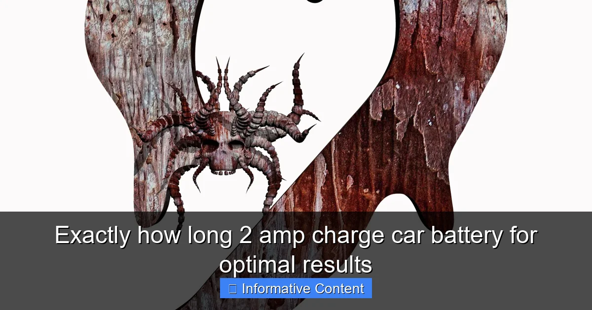 Exactly how long 2 amp charge car battery for optimal results