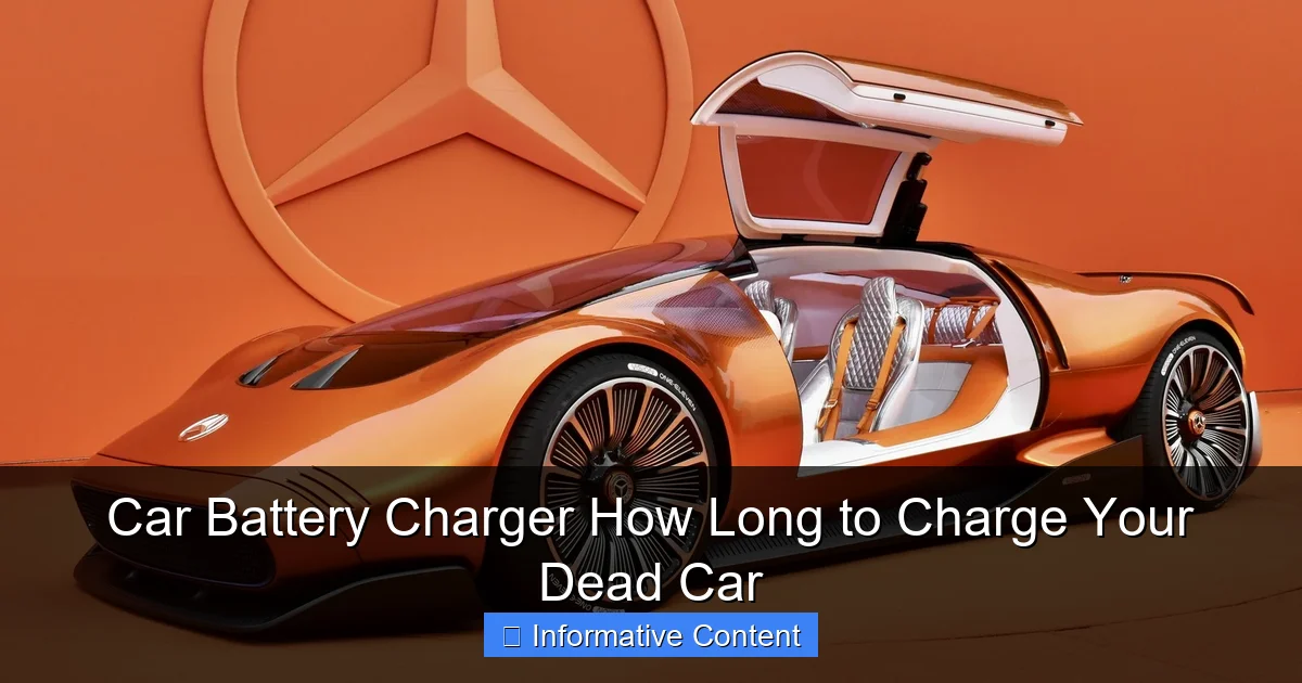 Car Battery Charger How Long to Charge Your Dead Car