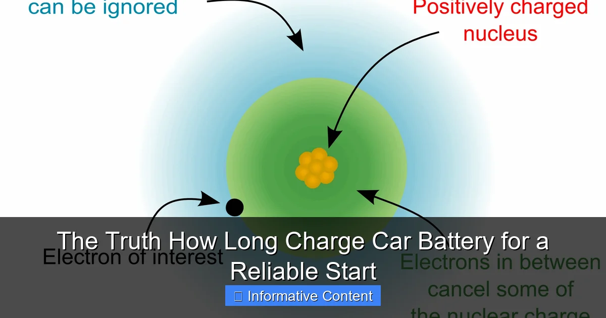 The Truth How Long Charge Car Battery for a Reliable Start