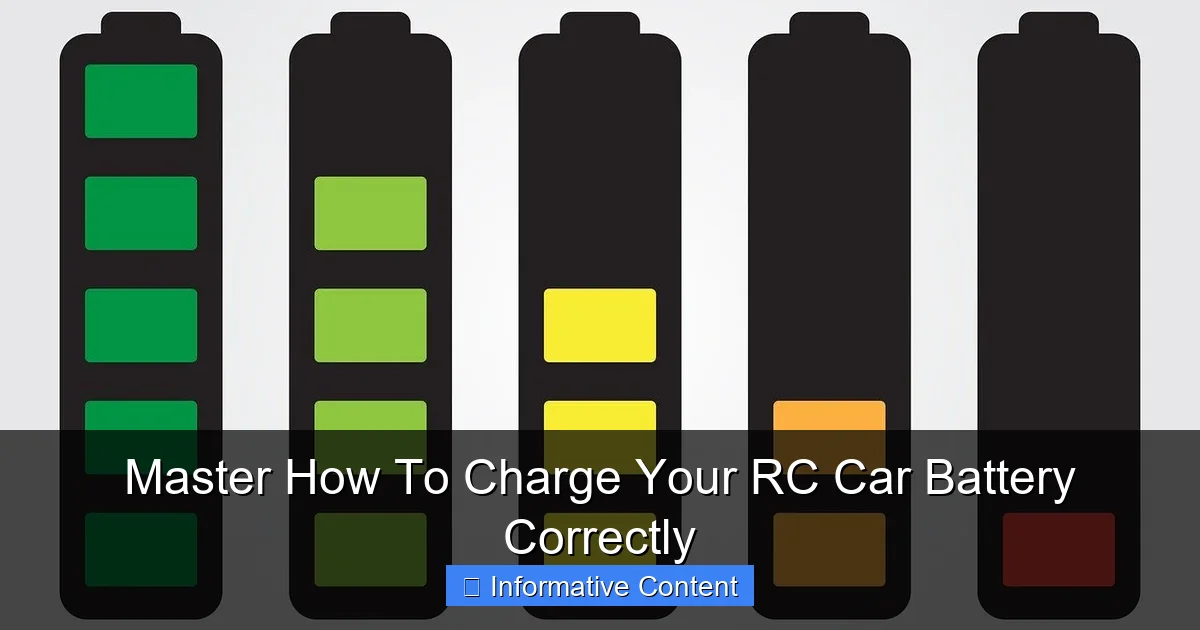 Master How To Charge Your RC Car Battery Correctly