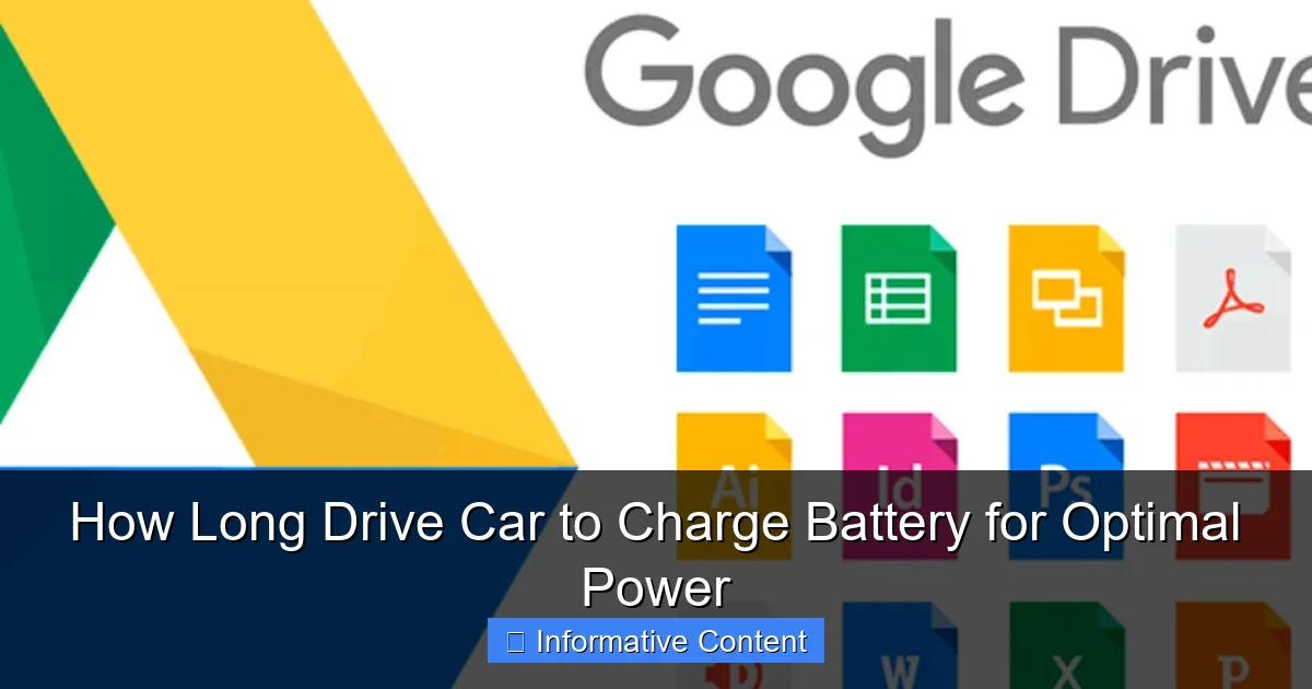 How Long Drive Car to Charge Battery for Optimal Power