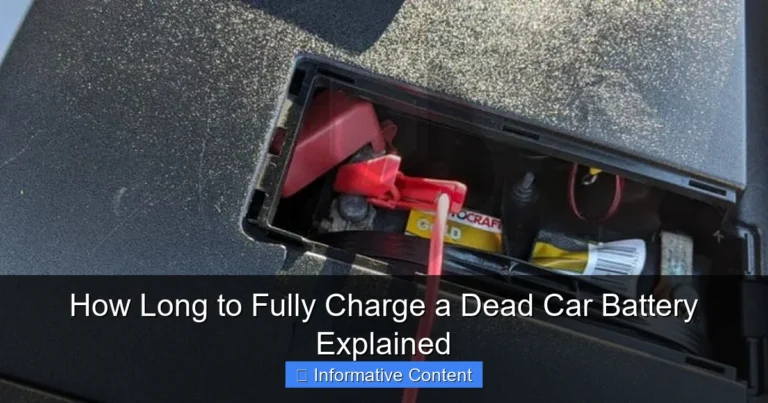 How Long to Fully Charge a Dead Car Battery Explained