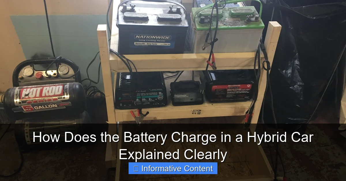 How Does the Battery Charge in a Hybrid Car Explained Clearly