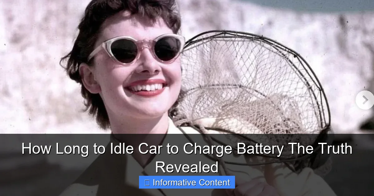 How Long to Idle Car to Charge Battery The Truth Revealed