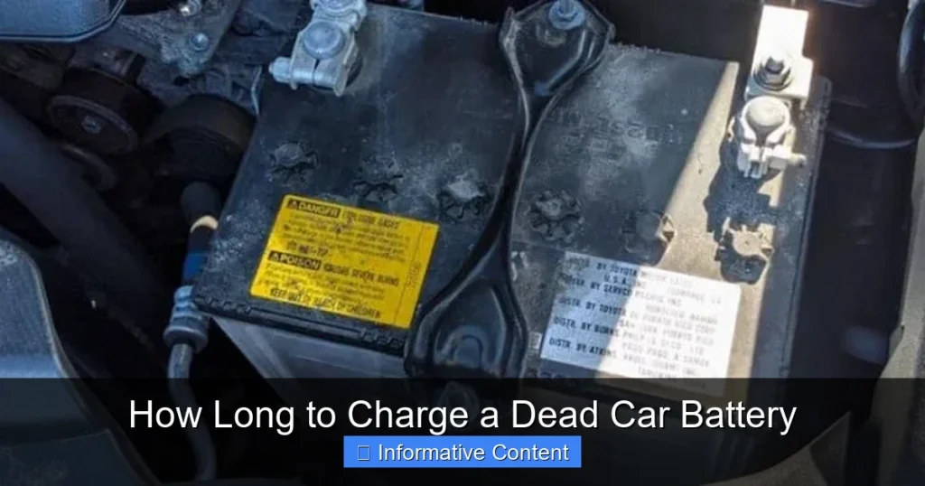 How Long to Charge a Dead Car Battery