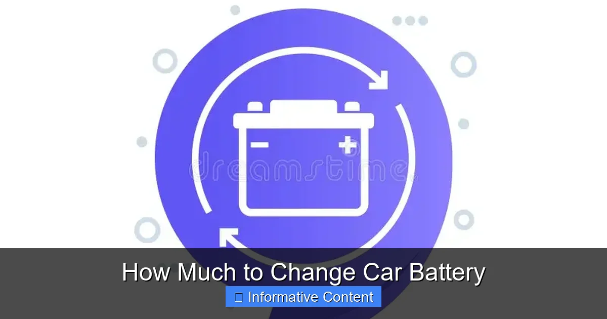 How Much to Change Car Battery