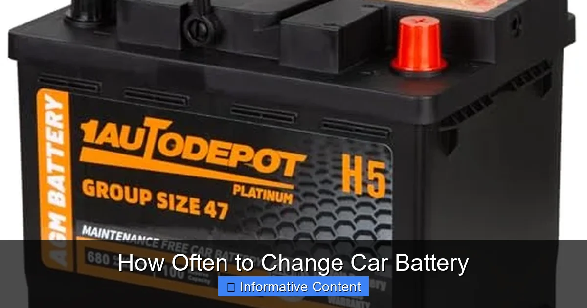 How Often to Change Car Battery