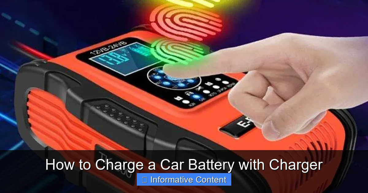 How to Charge a Car Battery with Charger