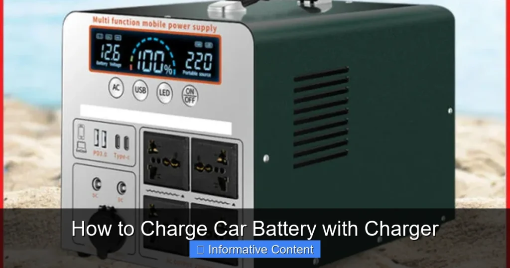 How to Charge Car Battery with Charger