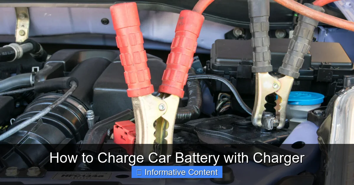 How to Charge Car Battery with Charger