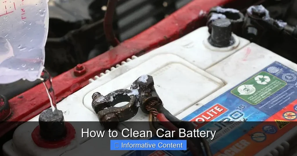 How to Clean Car Battery