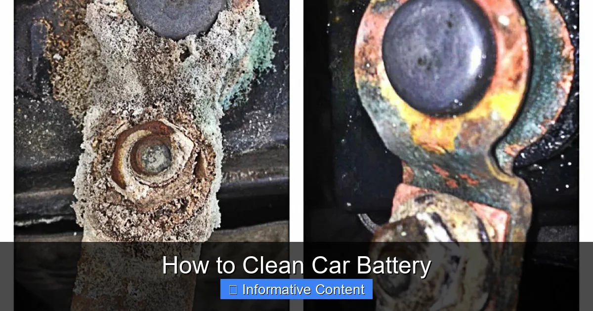How to Clean Car Battery