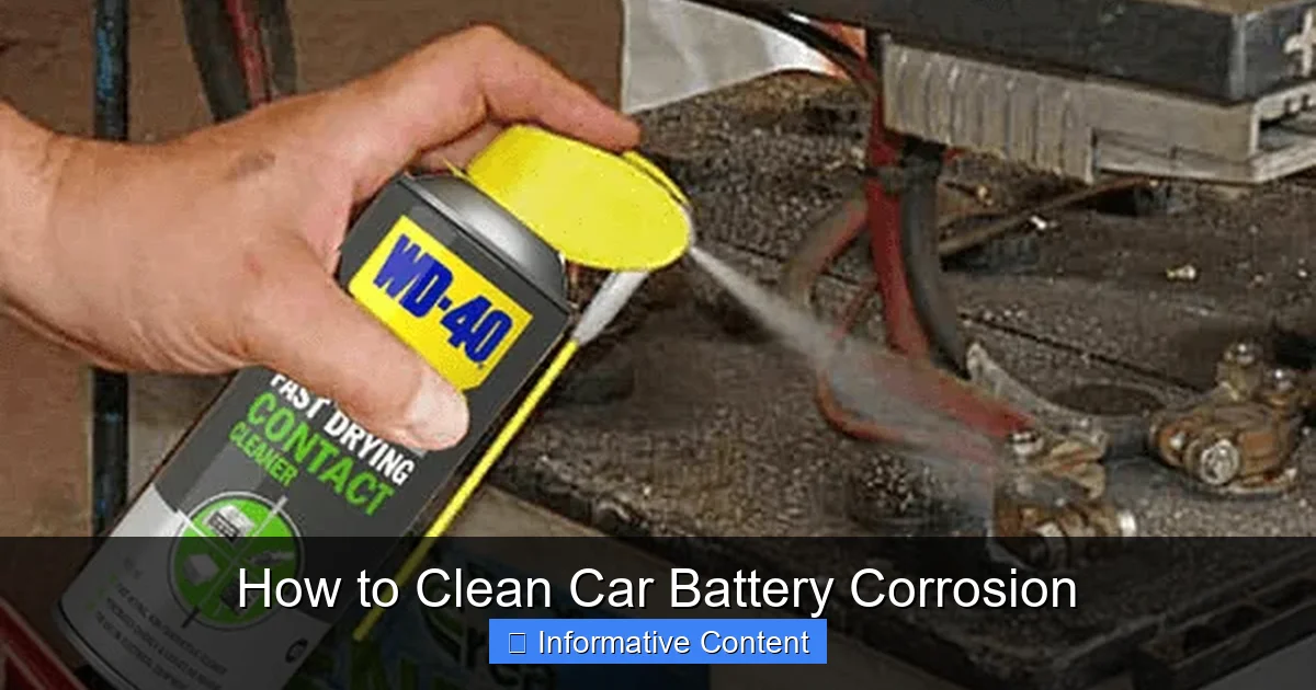 How to Clean Car Battery Corrosion