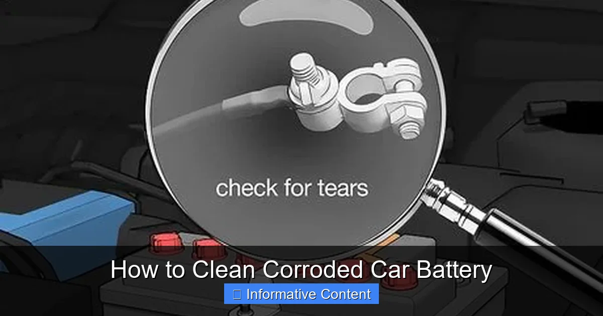 How to Clean Corroded Car Battery