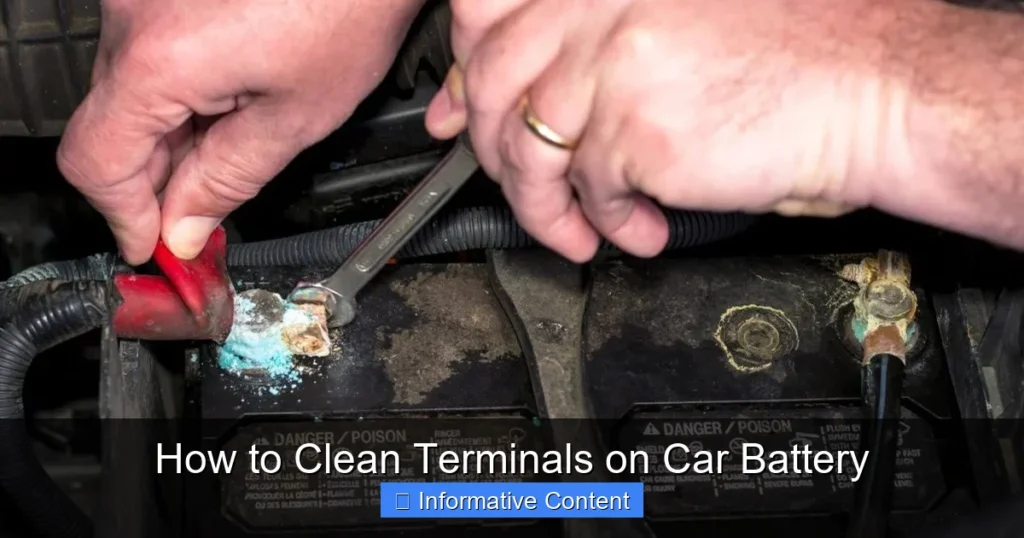 How to Clean Terminals on Car Battery