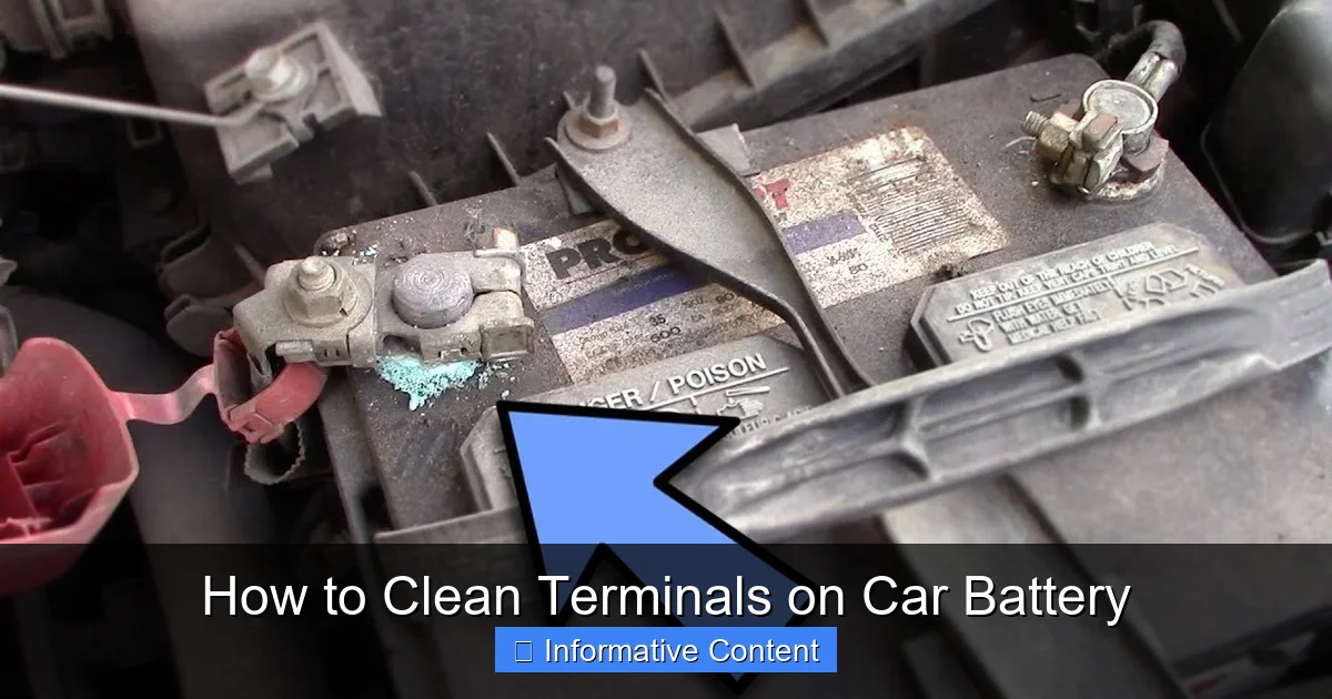 How to Clean Terminals on Car Battery