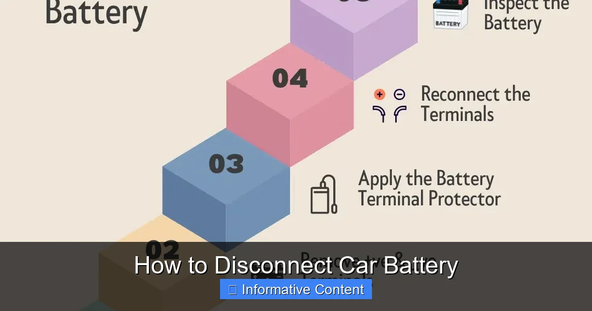 How to Disconnect Car Battery