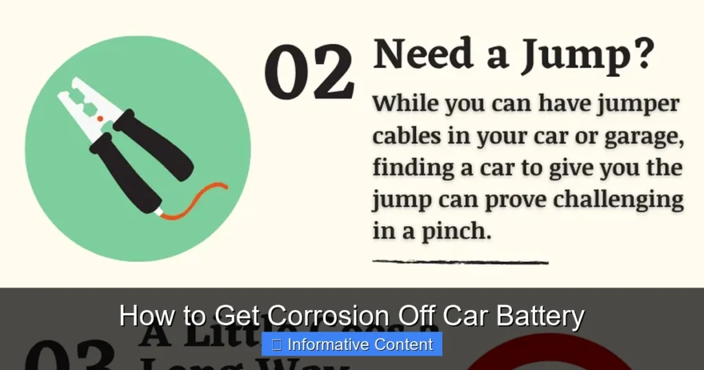 How to Get Corrosion Off Car Battery