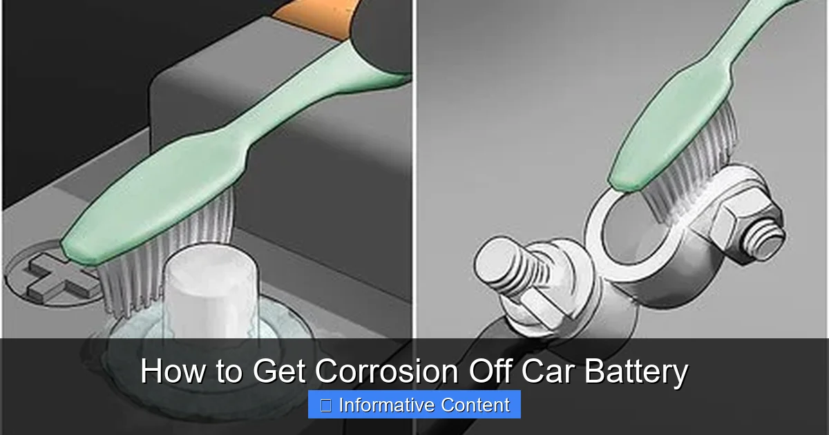 How to Get Corrosion Off Car Battery