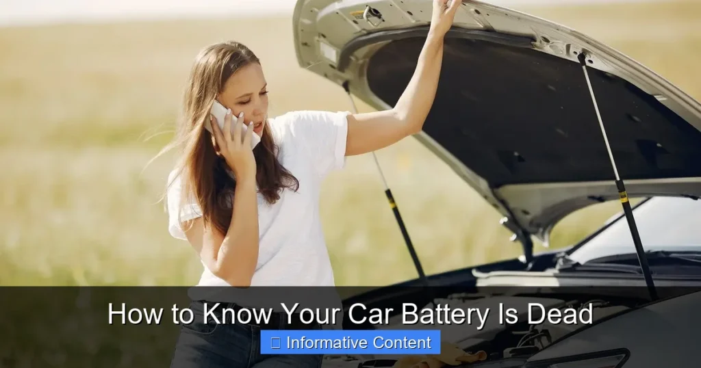 How to Know Your Car Battery Is Dead