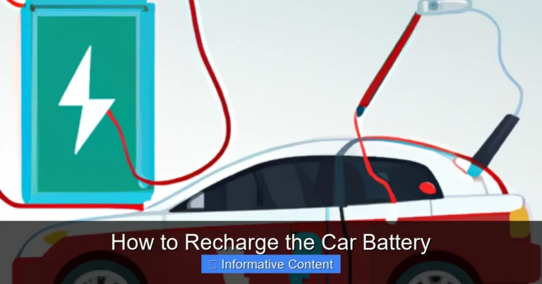 How to Recharge the Car Battery