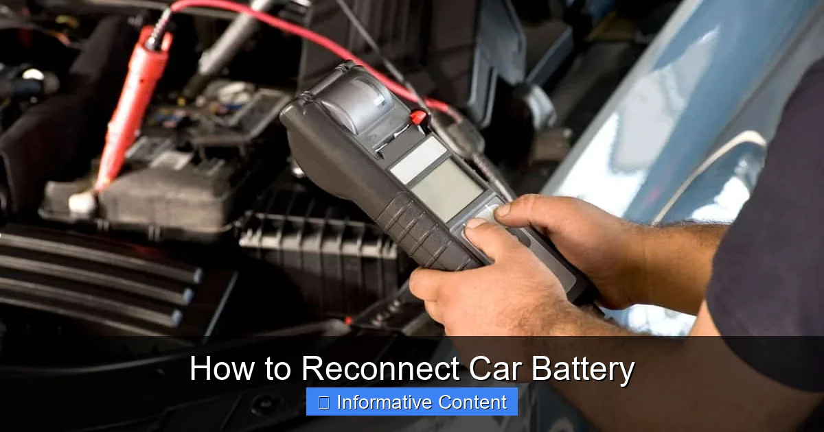 How to Reconnect Car Battery