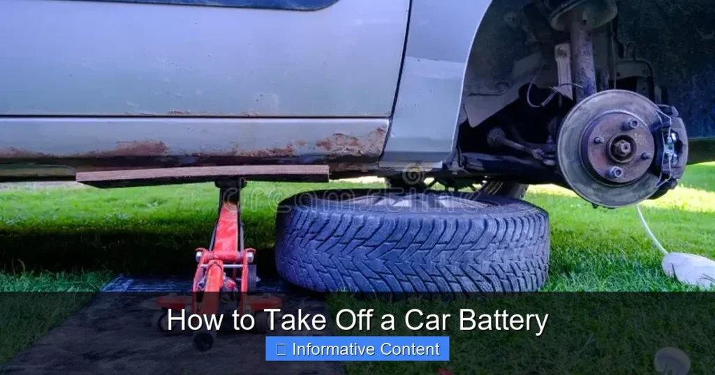 How to Take Off a Car Battery