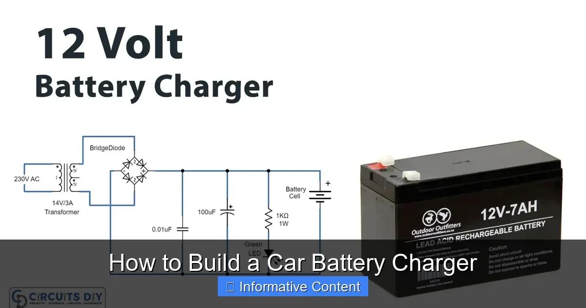 How to Build a Car Battery Charger