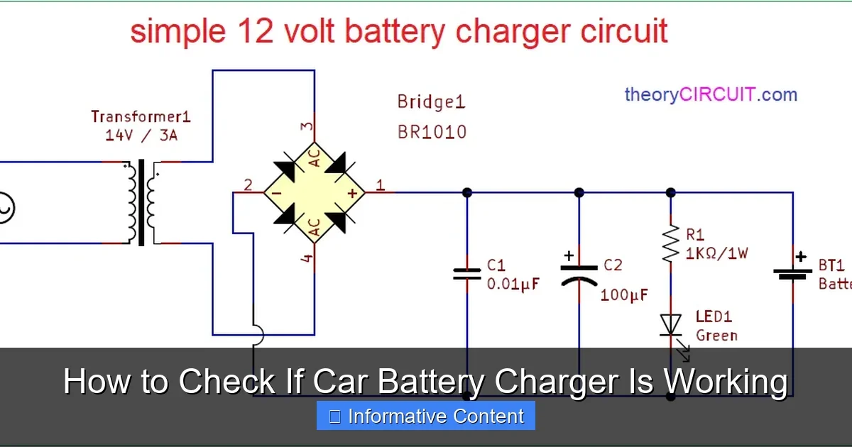 How to Check If Car Battery Charger Is Working