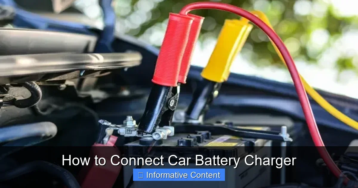 How to Connect Car Battery Charger
