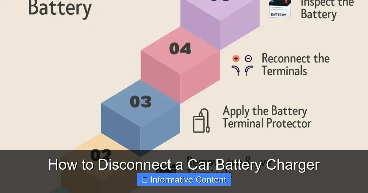 How to Disconnect a Car Battery Charger