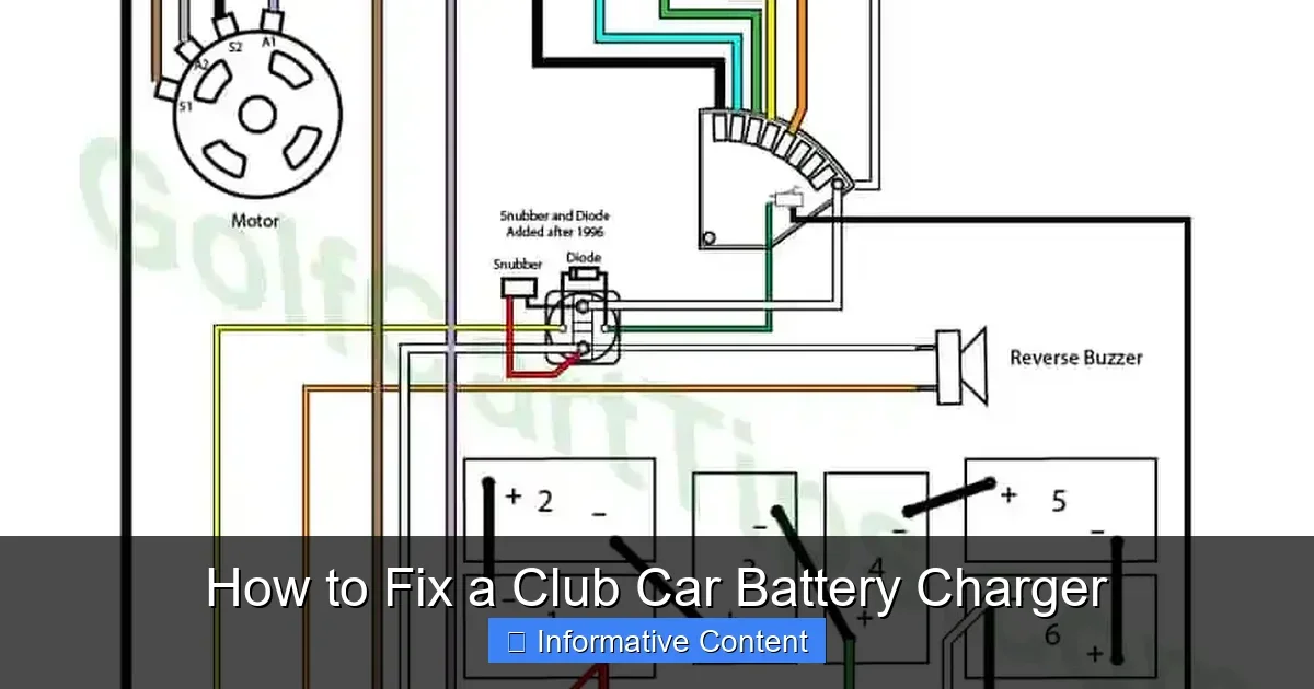 How to Fix a Club Car Battery Charger