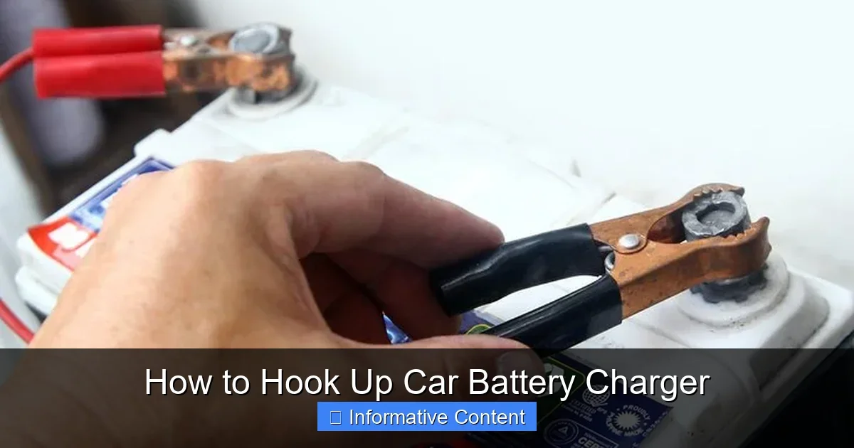 How to Hook Up Car Battery Charger