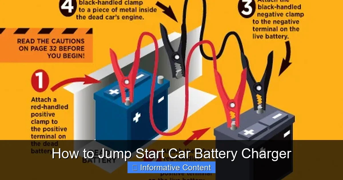 How to Jump Start Car Battery Charger