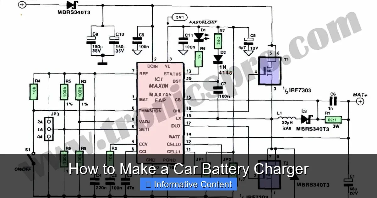 How to Make a Car Battery Charger