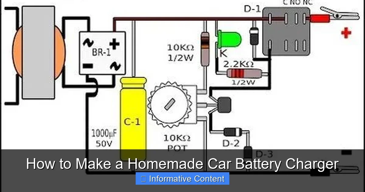 How to Make a Homemade Car Battery Charger