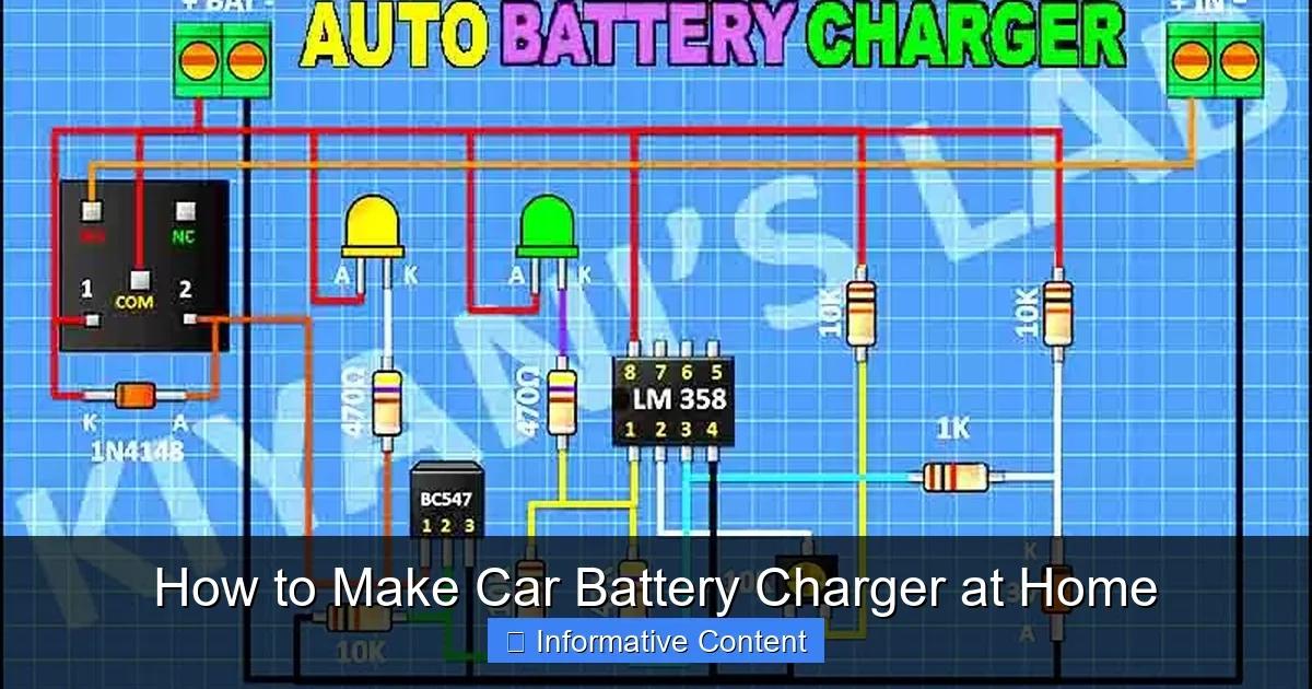 How to Make Car Battery Charger at Home