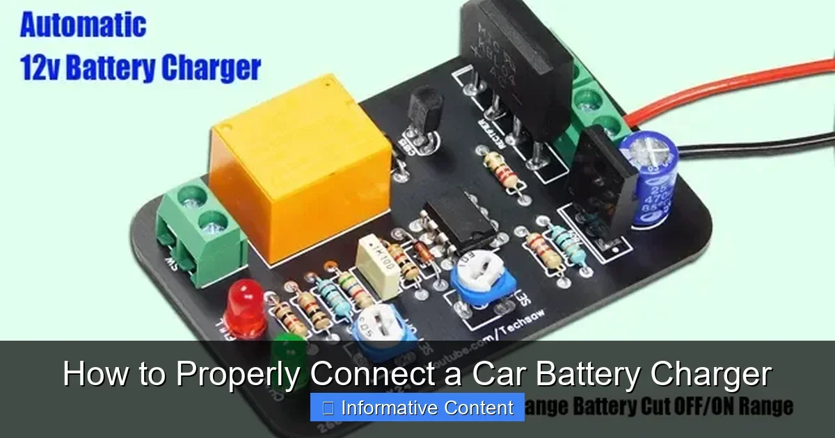 How to Properly Connect a Car Battery Charger