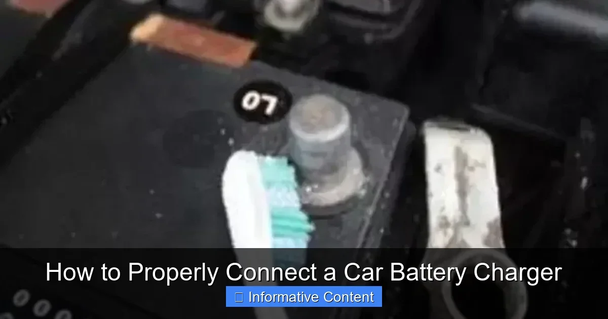 How to Properly Connect a Car Battery Charger