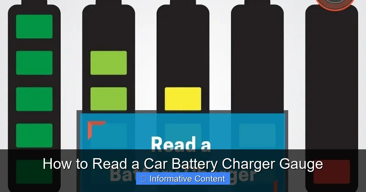 How to Read a Car Battery Charger Gauge