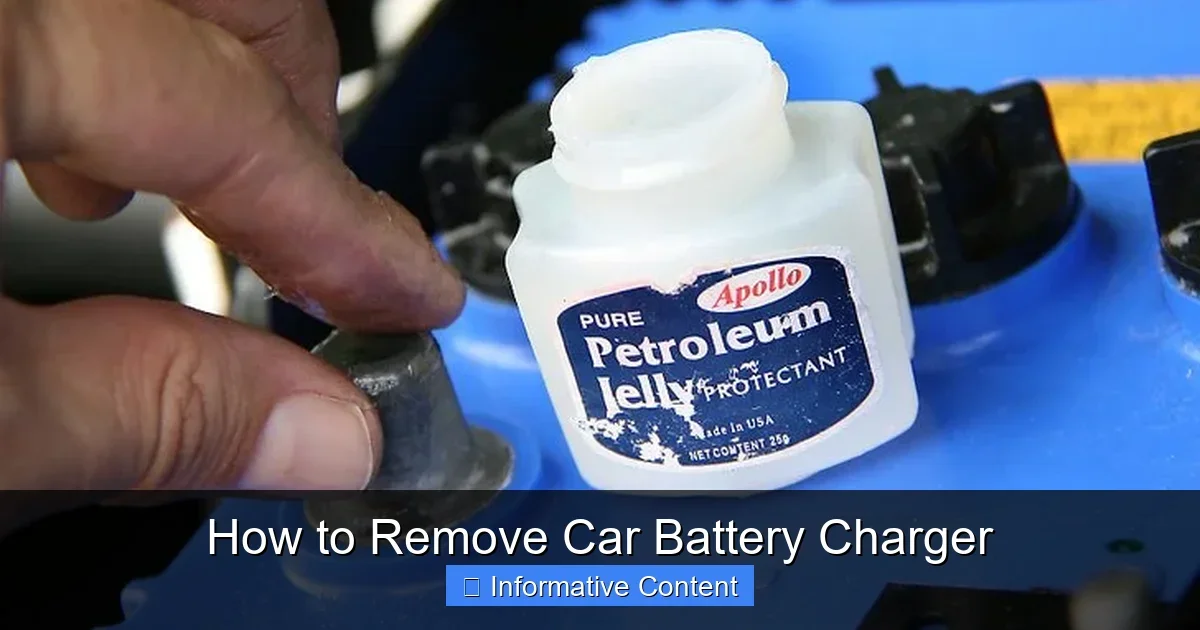 How to Remove Car Battery Charger