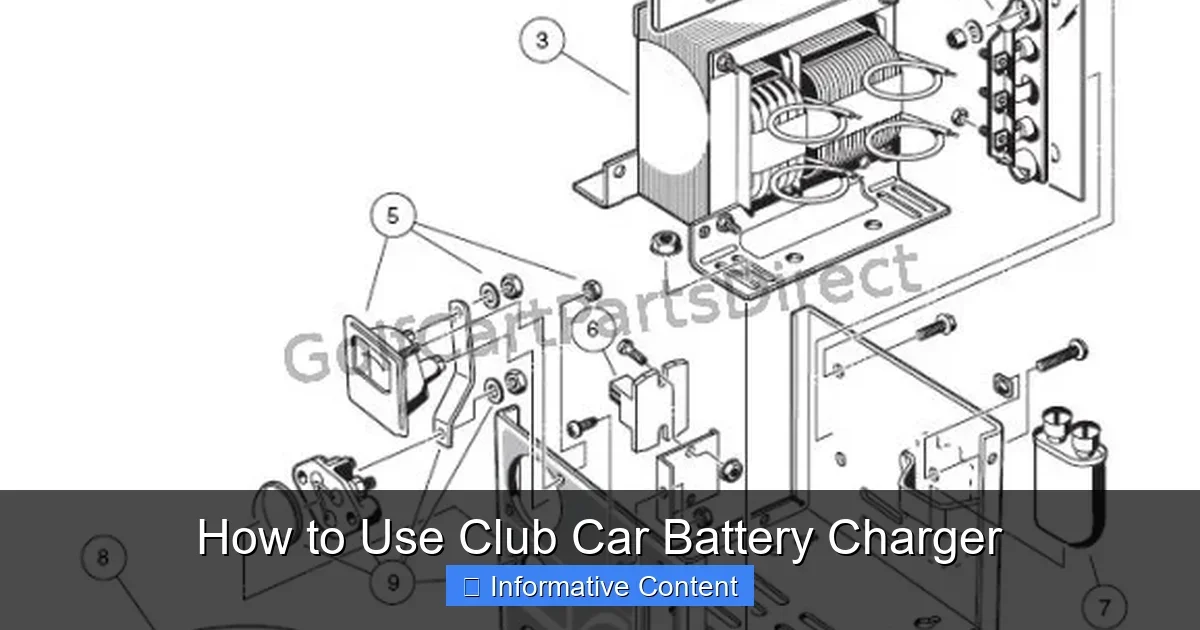 How to Use Club Car Battery Charger